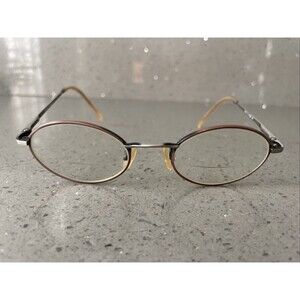 Speed Eyewear Eyeglasses Frames ONLY SP017 37 47-20-135 Matte Silver Bronze Oval